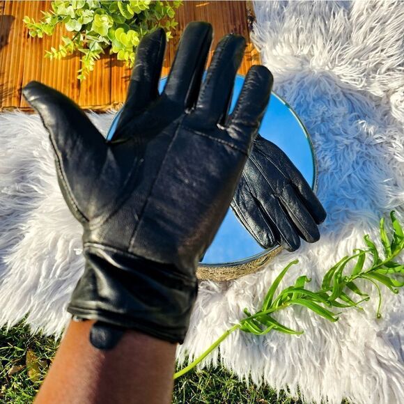 VTG Classic John Kent Leather Blend, Snap Closure Cuff Gloves. - Picture 5 of 11